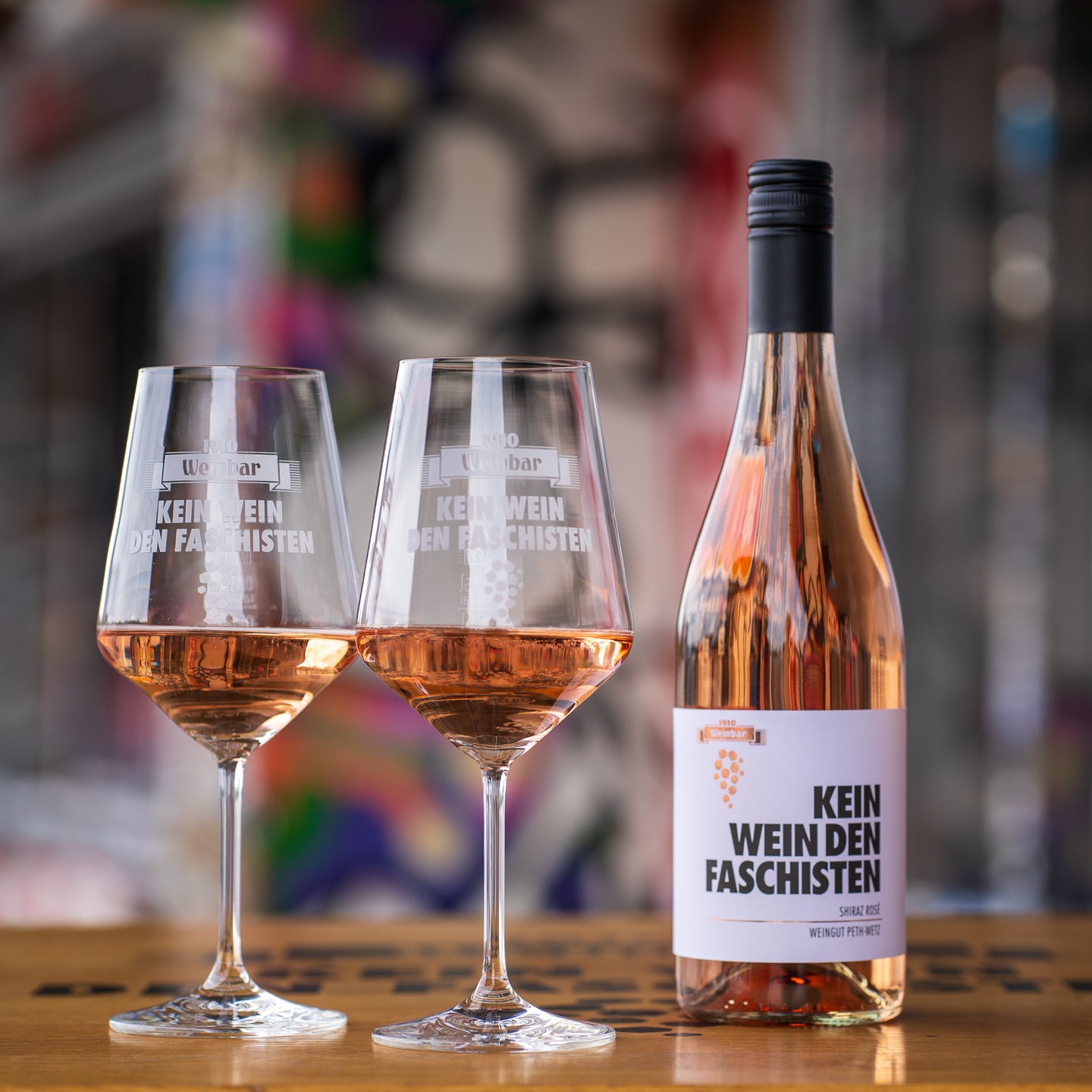 KEIN WEIN DEN FASCHISTEN: Shiraz Rosé | Peth-Wetz