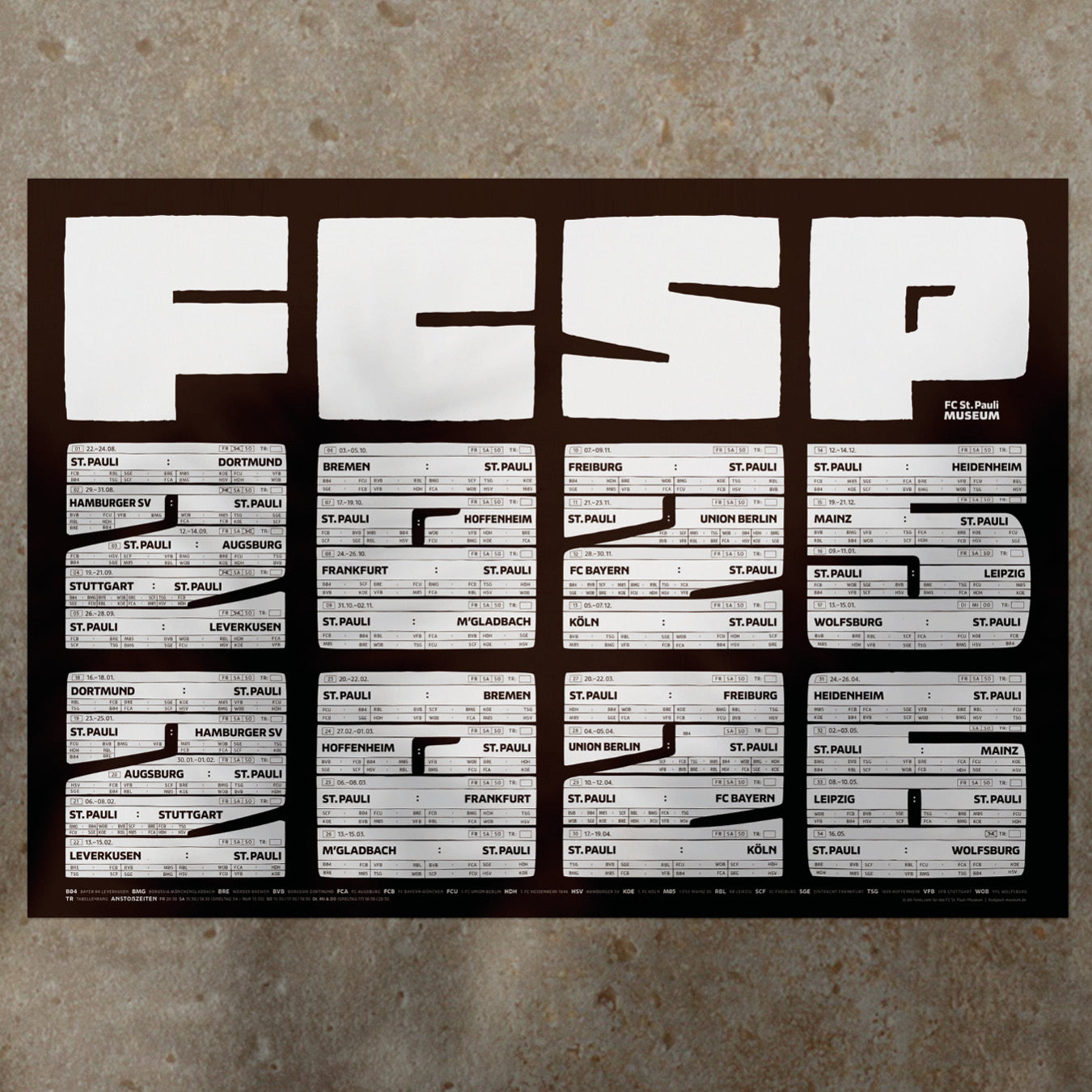 FCSP Saisonspielplan 2025/2026