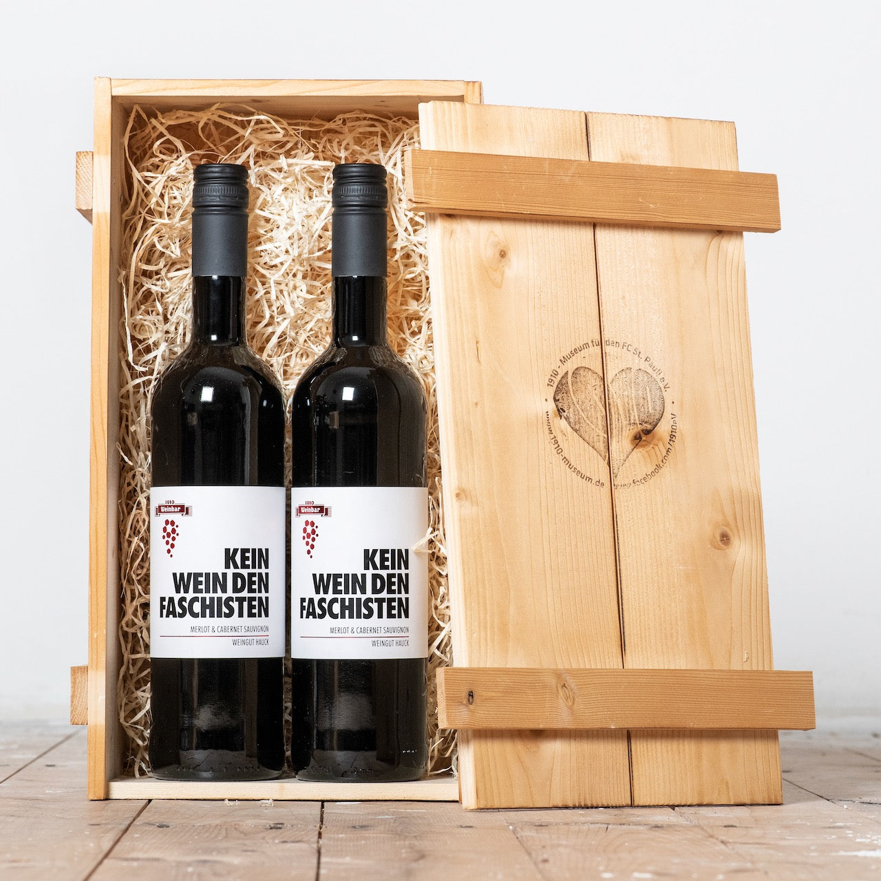 Wein-Geschenk: Merlot & Cabernet Sauvignon (2er-Kiste)