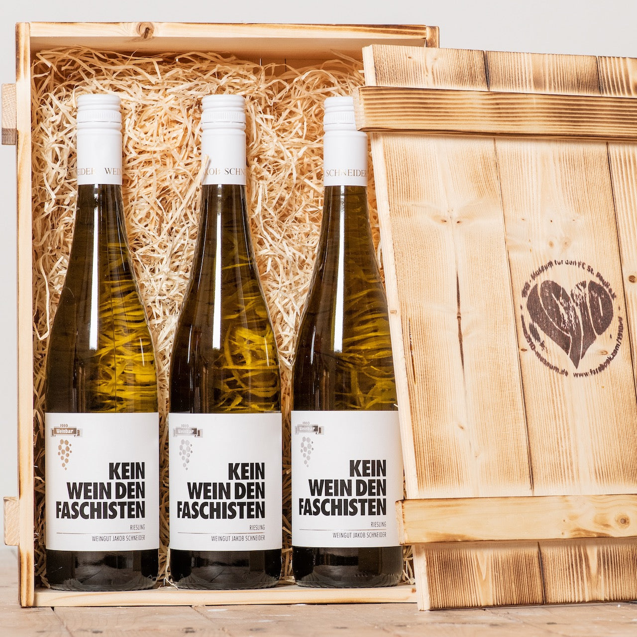 Wein-Geschenk: Riesling (3er-Kiste)