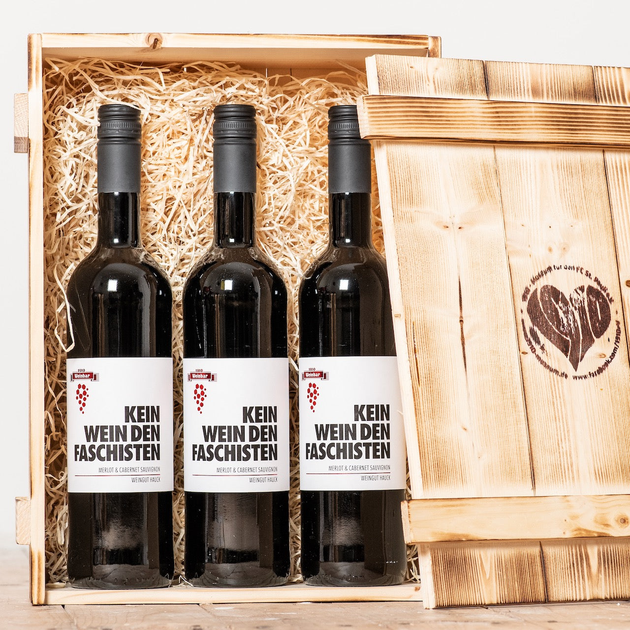 Wein-Geschenk: Merlot & Cabernet Sauvignon (3er-Kiste)