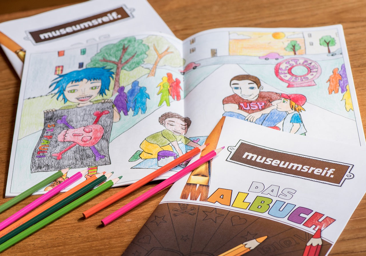 museumsreif. DAS MALBUCH